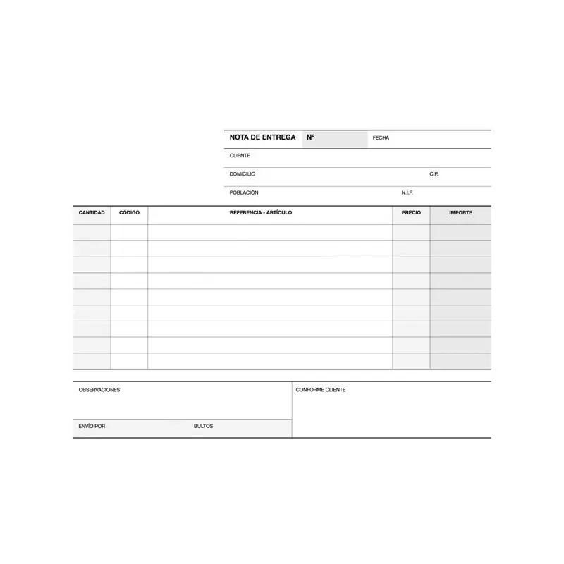 Bestseller TALONARIO 50h APLI ENTREGAS 1/4 APAISADO TRIPLICADO CASTELLANO