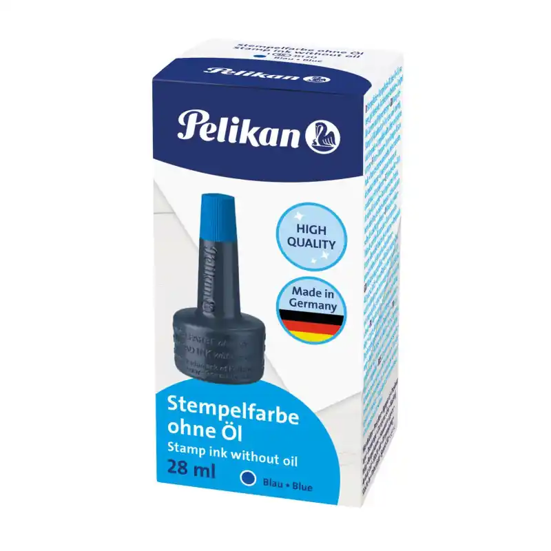 TINTA TAMPÓN PELIKAN 4K 28ml - Azul Ordenar Ahora Mismo