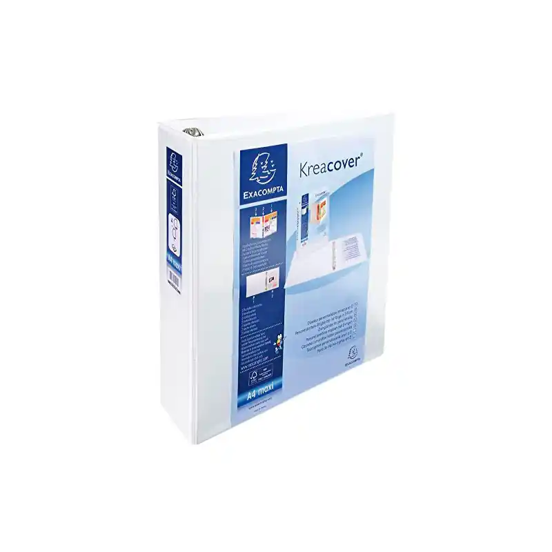 Garantía De Devolución De Dinero CARPETA EXACOMPTA PERSONALIZABLE KREA COVER 4-60mm - Blanco
