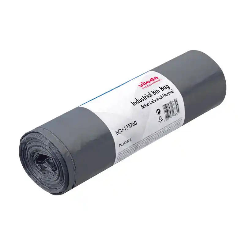 ROLLO 20 BOLSAS DE BASURA VILEDA INDUSTRIAL 80 x 105 cm Envío Exprés