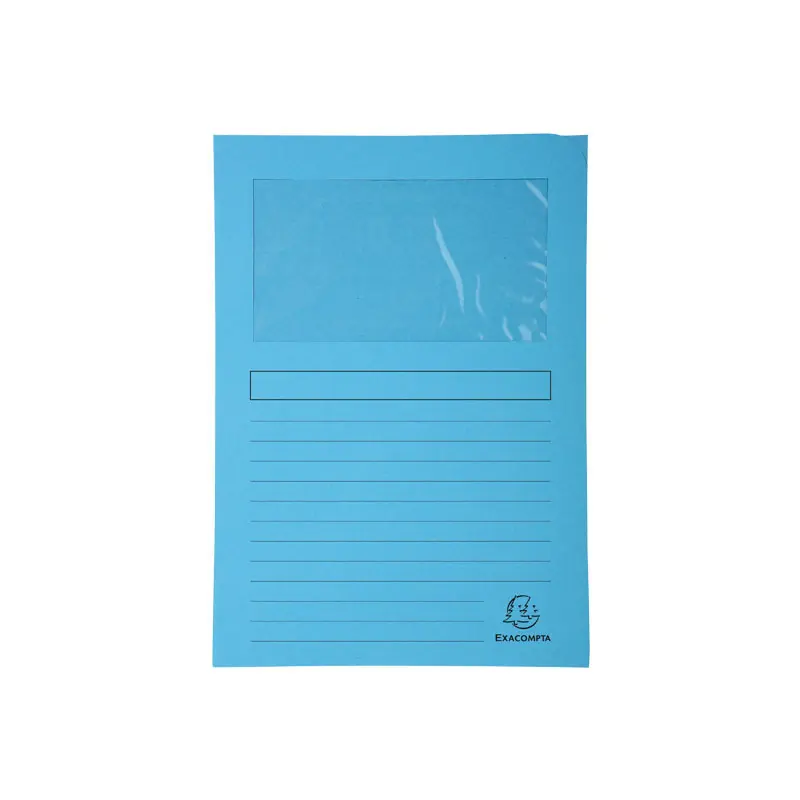 Alta Calidad PACK 25 SUBCARPETAS EXACOMPTA FOREVER CON VENTANA - Azul