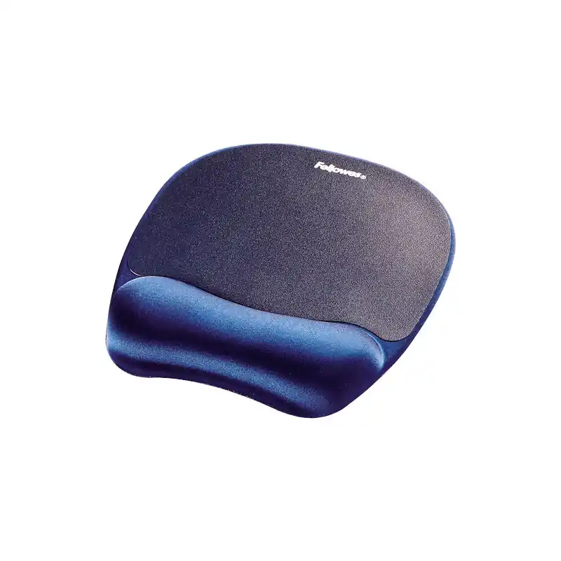 ALFOMBRILLA CON REPOSAMUÑECAS FELLOWES "MEMORY FOAM" - Azul Disponible Ahora