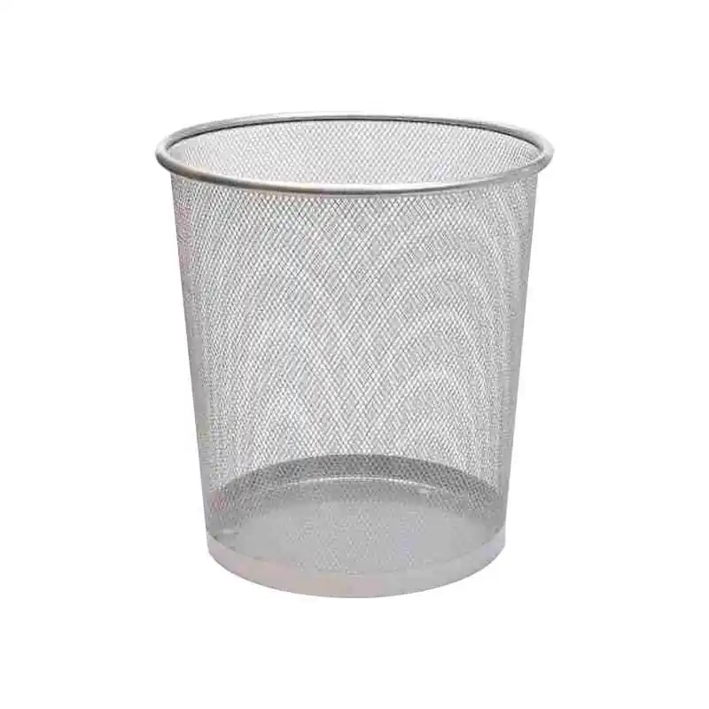 Imprescindible (Must-Have) PAPELERA METÁLICA MESH - Plata