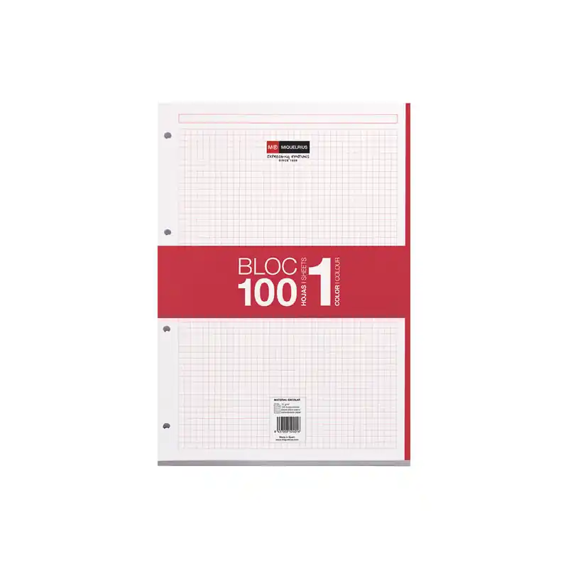 RECAMBIO MIQUEL RIUS 100h BLOC 1 - Rojo Mejor Calidad