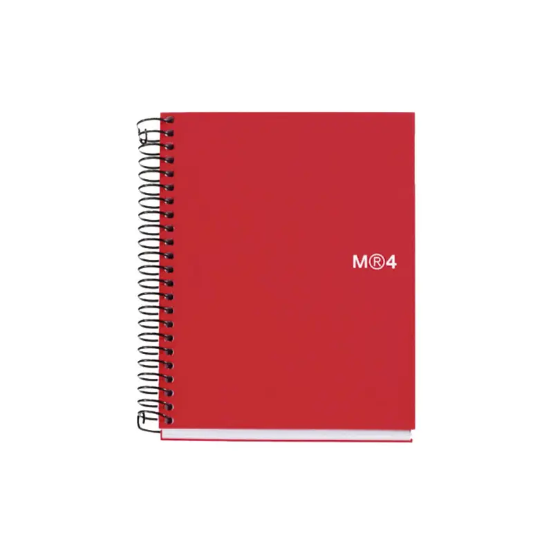 CUADERNO ESPIRAL MIQUEL RIUS NOTEBOOK 4 A6 BASIC - Rojo Precio Reducido