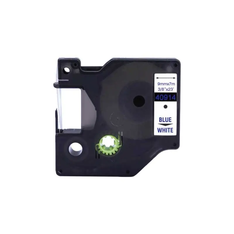 CINTA ROTULAR A-SERIES PARA DYMO D1 9 mm x 7m MANUAL AZUL/BLANCO Barato