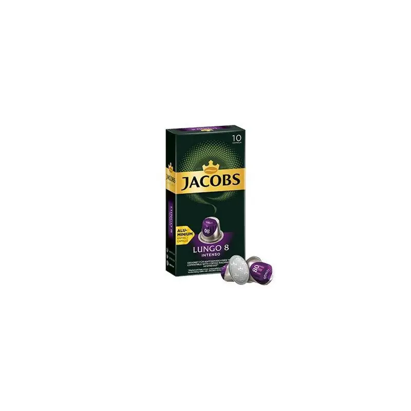 Liquidación CAJA 10 CÁPSULAS CAFÉ JACOBS "LUNGO 8 INTENSO"