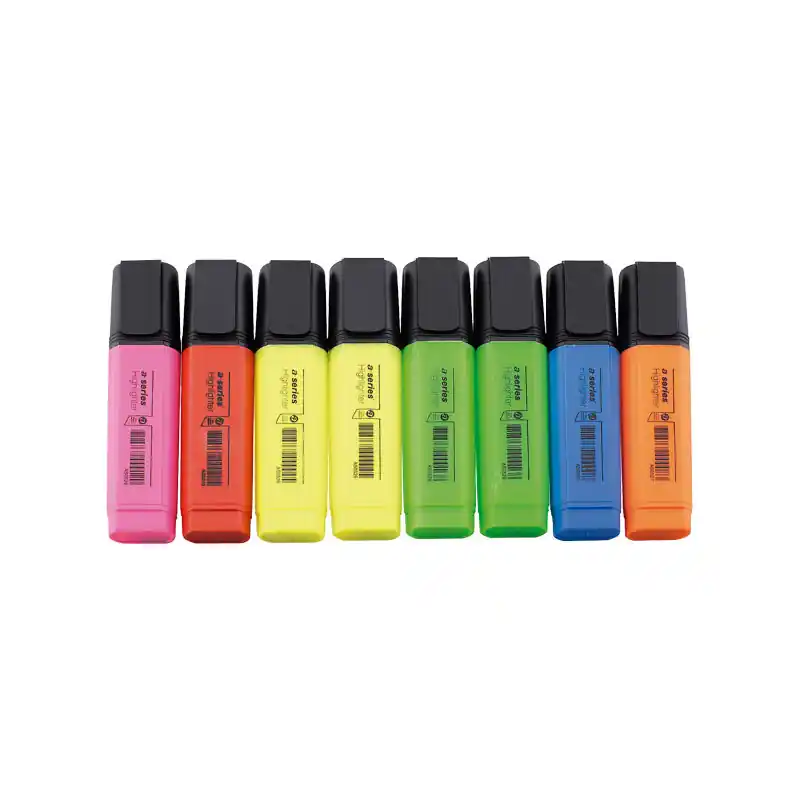 Original ESTUCHE 8 MARCADORES FLUORESCENTE A-SERIES