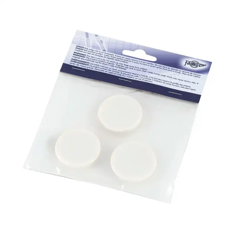 A Buen Precio BLÍSTER 3 IMANES FAIBO 30mm - Blanco