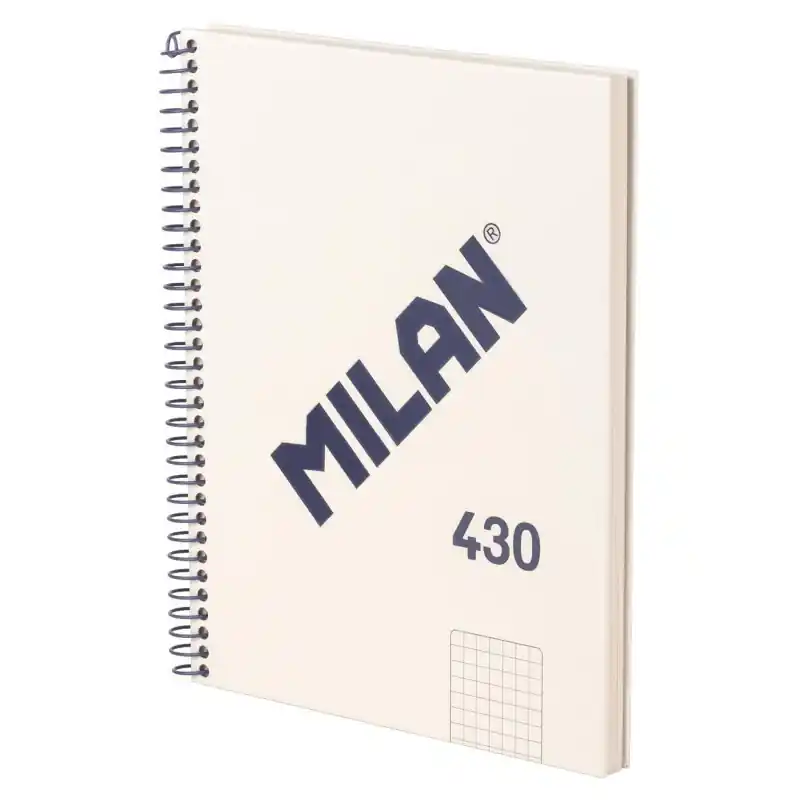 CUADERNO MILAN 80h A5 "SERIE 1918" CUADRÍCULA - Beige almendra Económico