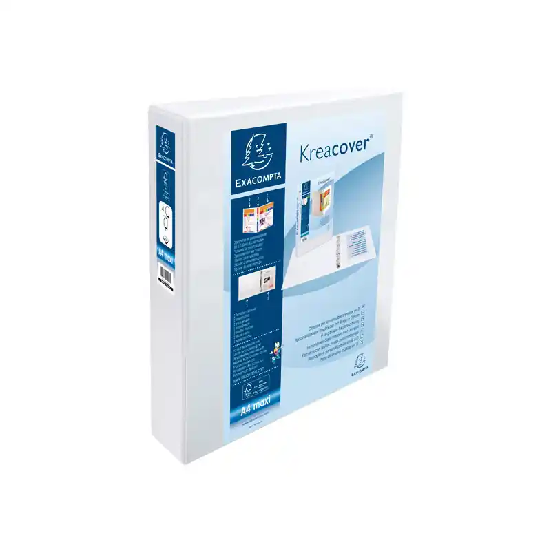 CARPETA EXACOMPTA PERSONALIZABLE KREA COVER 4-40mm - Blanco Exclusivo