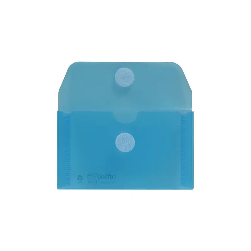 SOBRE CON VELCRO OFFICE BOX PARA TARJETA - Azul Pedido Al Por Mayor