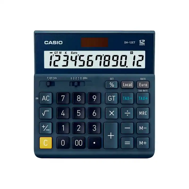 Alta Calidad CALCULADORA DE SOBREMESA CASIO DH-12ET