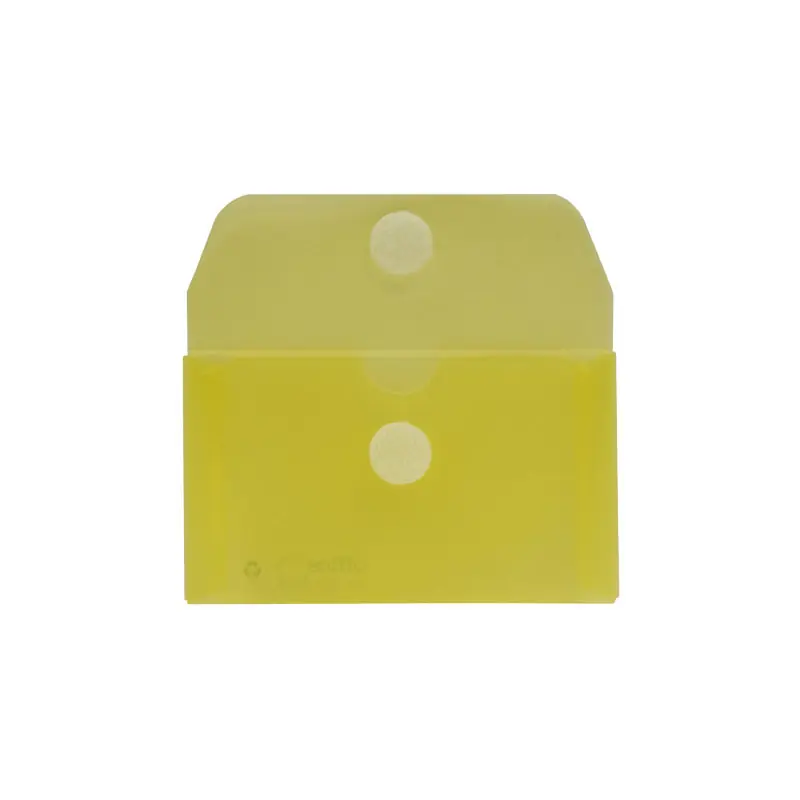 Tendencia SOBRE CON VELCRO OFFICE BOX PARA TARJETA - Amarillo
