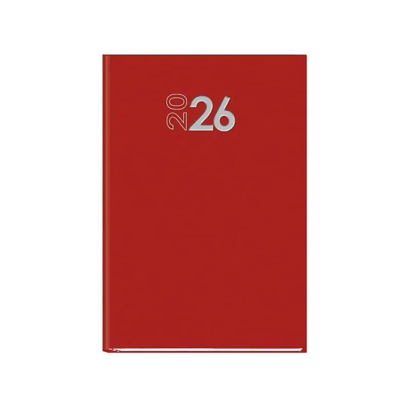 AGENDA 2026 MYRGA "PRAXIS" DÍA PÁGINA 14,5x21cm - Rojo Pago Seguro