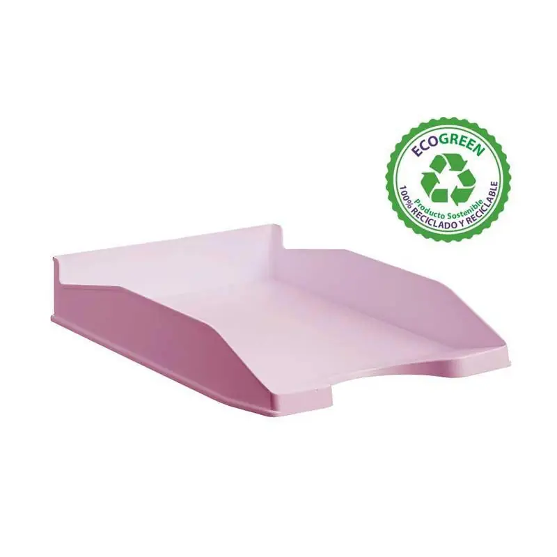Exclusivo BANDEJA ARCHIVO 2000 PASTEL ECOGREEN - Rosa pastel
