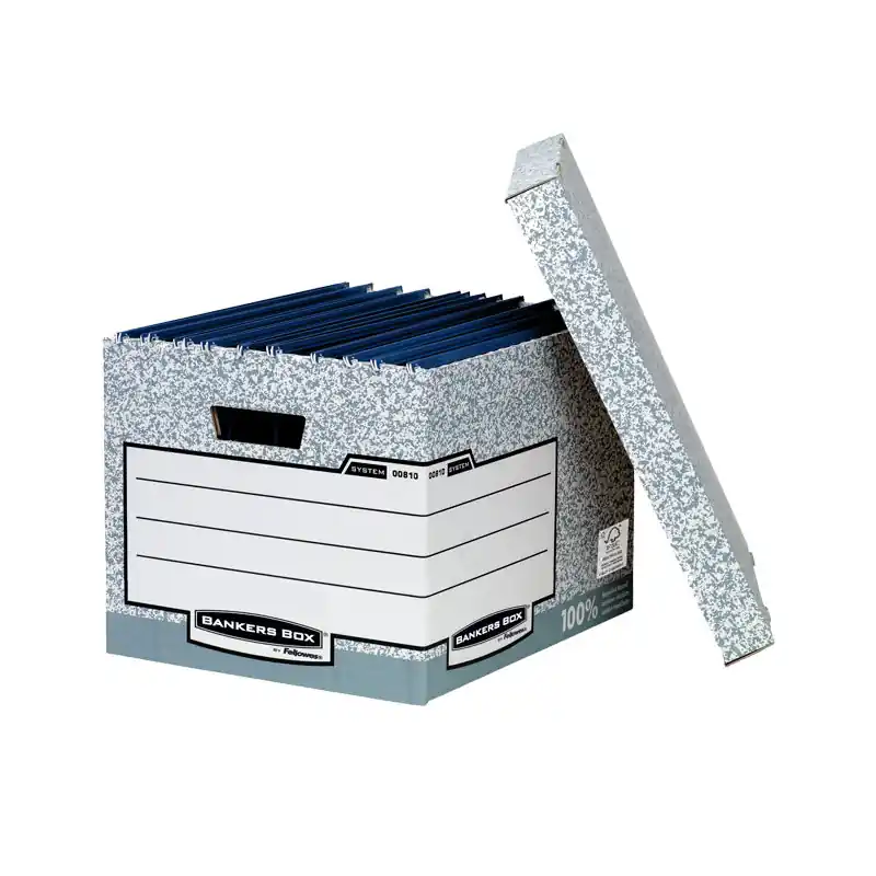 Ocasión Especial CONTENEDOR DE ARCHIVO FELLOWES SYSTEM AUTOMÁTICO - Gris