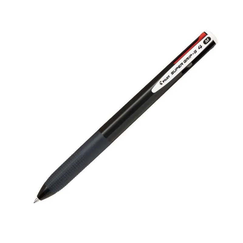 BOLÍGRAFO PILOT SUPERGRIP 4 COLORES - Negro Premium