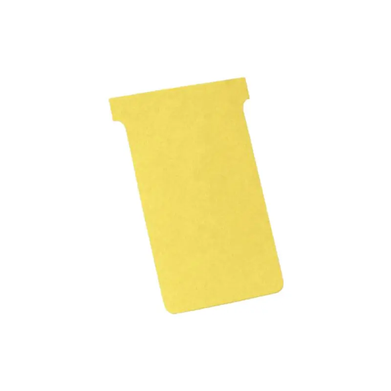 PACK 100 FICHAS T NOBO PARA PLANNING ÍNDICE 3 - Amarillo Oferta De Temporada