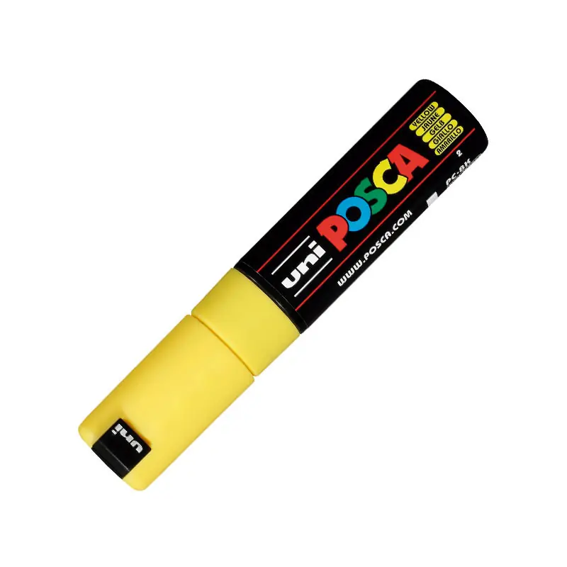 MARCADOR DE PINTURA UNI POSCA PC-8K - Amarillo Más Vendido