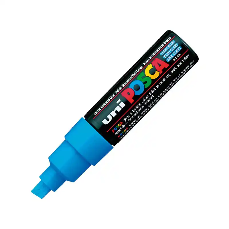 MARCADOR DE PINTURA UNI POSCA PC-8K - Azul claro Precio Rebajado