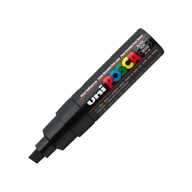 MARCADOR DE PINTURA UNI POSCA PC-8K - Negro De Moda