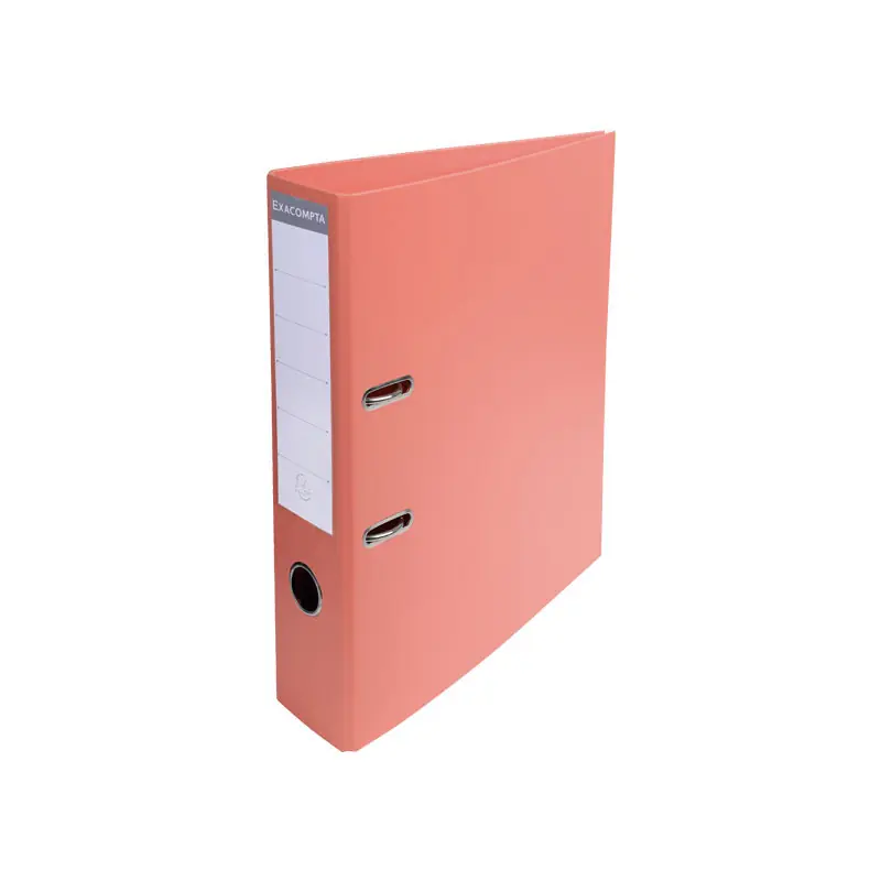 Hecho A Mano ARCHIVADOR DE PALANCA EXACOMPTA COLORES PASTEL - Naranja salmón