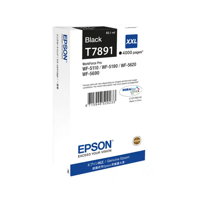 Garantía Incluida INKJET ORIGINAL EPSON C13T789 - Negro