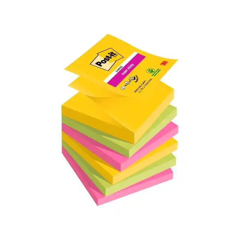 Barato NOTAS POST-IT SUPER STICKY Z-NOTES CARNIVAL