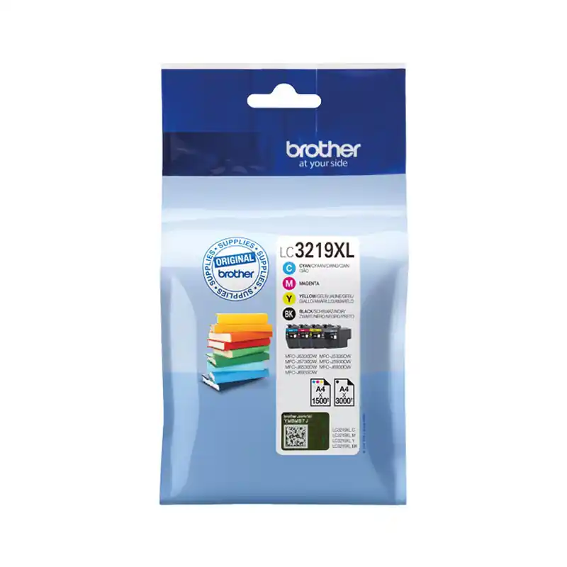 INKJET ORIGINAL BROTHER LC3219XL - Negro/Cian/Magenta/Amarillo Mejor Calidad