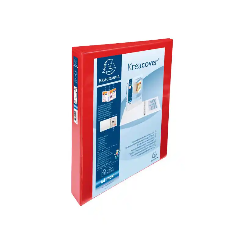 CARPETA EXACOMPTA PERSONALIZABLE KREA COVER 4-25mm - Rojo Ordena Ya