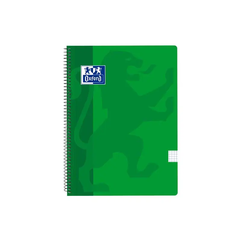 Económico CUADERNO OXFORD SCHOOL CLASSIC Fº 80h 5x5 - Verde