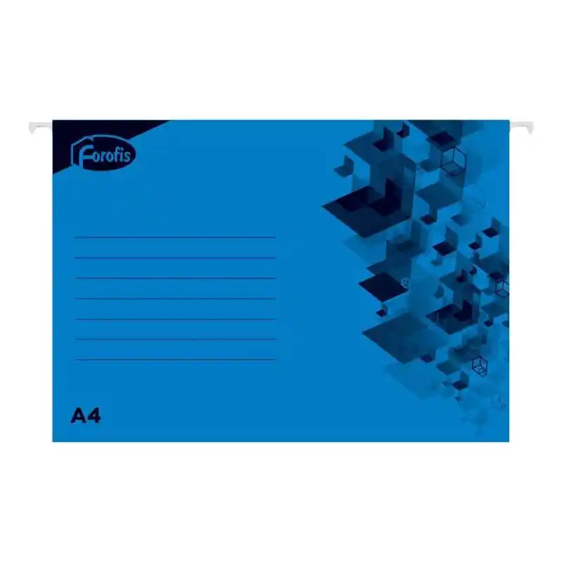 De Moda PACK 25 CARPETAS COLGANTES FORPUS A4 - Azul