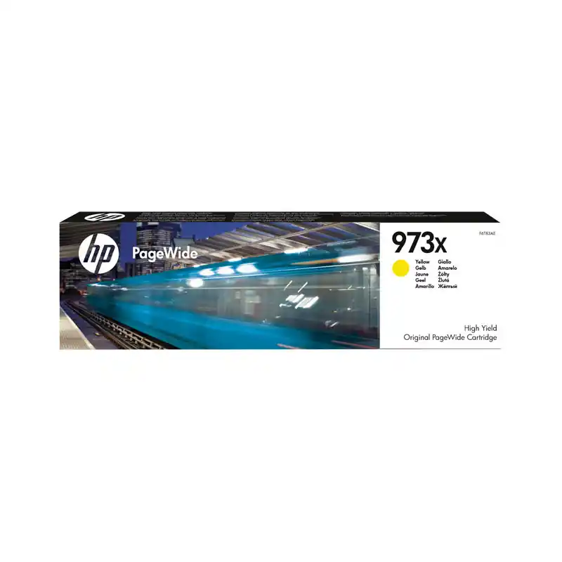 CARTUCHO DE TINTA ORIGINAL HP PAGEWIDE 973X DE ALTA CAPACIDAD - Amarillo Bestseller