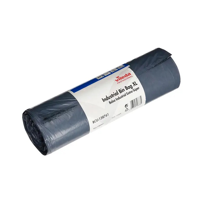 ROLLO 20 BOLSAS DE BASURA VILEDA INDUSTRIAL EXTRASÚPER - Gris Tendencia