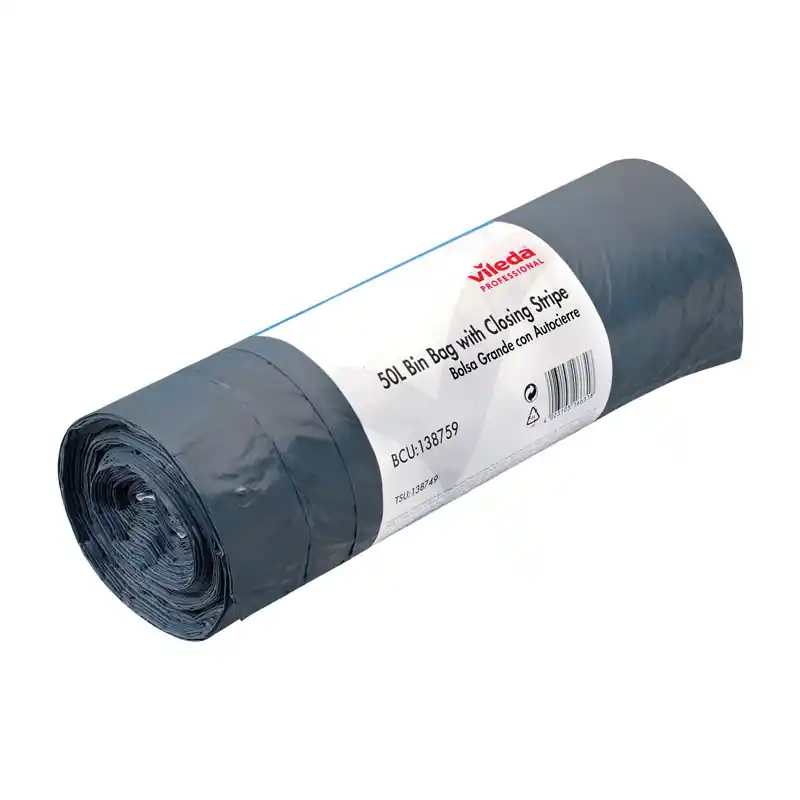 ROLLO 30 BOLSAS DE BASURA VILEDA AUTOCIERRE 70 x 80cm Última Oportunidad