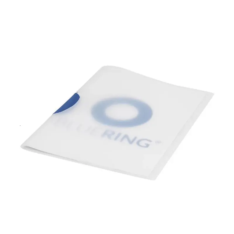 Garantía Incluida DOSSIER BLUERING CON CLIP DE PLÁSTICO 30h - Azul