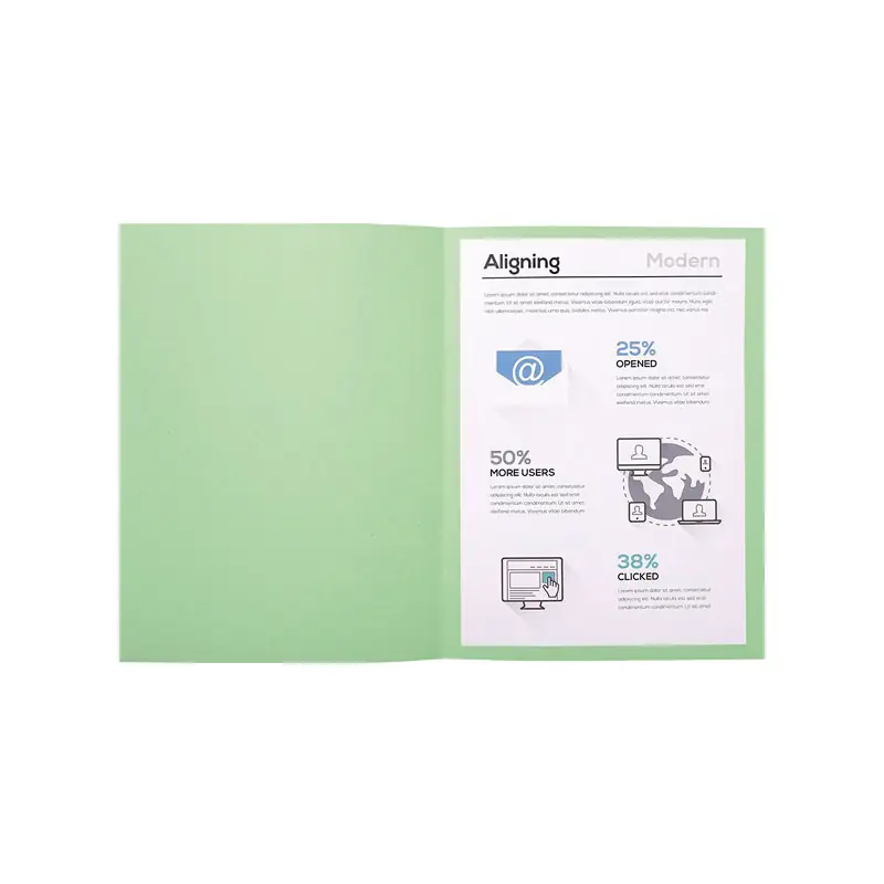 PACK 100 SUBCARPETAS EXACOMPTA FOREVER 220 - Verde claro Última Versión