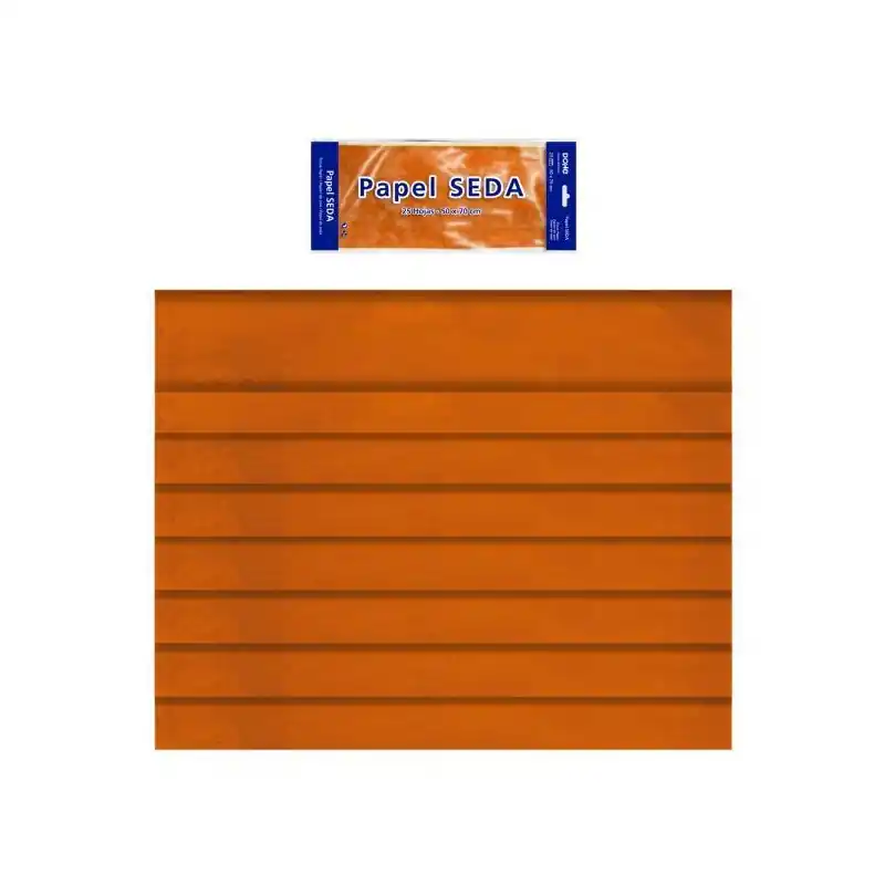 BOLSA 25h PAPEL SEDA DOHE 50x70cm - Naranja Precio De Oferta
