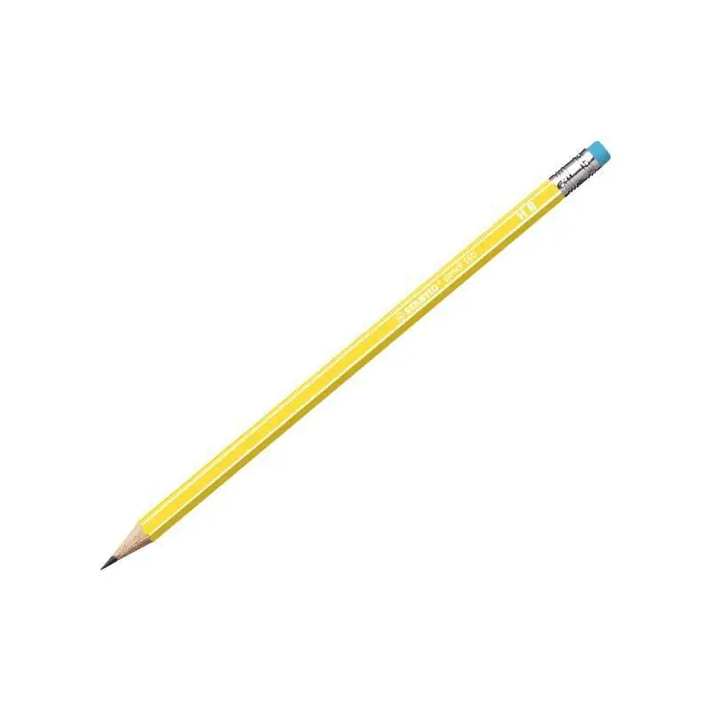 LÁPIZ STABILO PENCIL 160 HB CON GOMA - Amarillo Ordenar Ahora Mismo