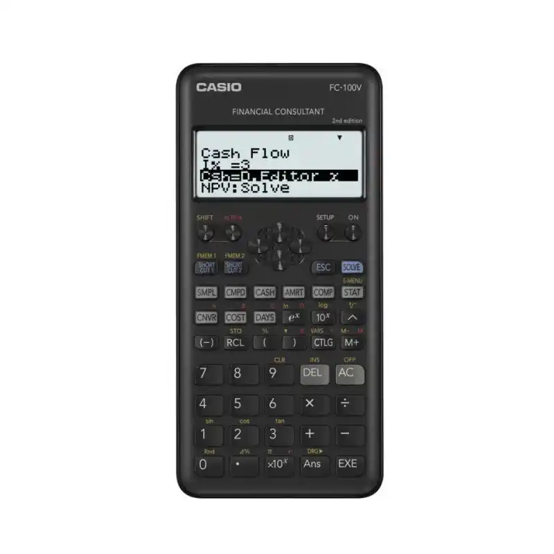 Favorito De Clientes CALCULADORA FINANCIERA CASIO FC-100V-2