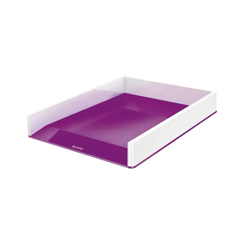 Precio Rebajado BANDEJA LEITZ WOW DUAL DE SOBREMESA - Blanco/Violeta