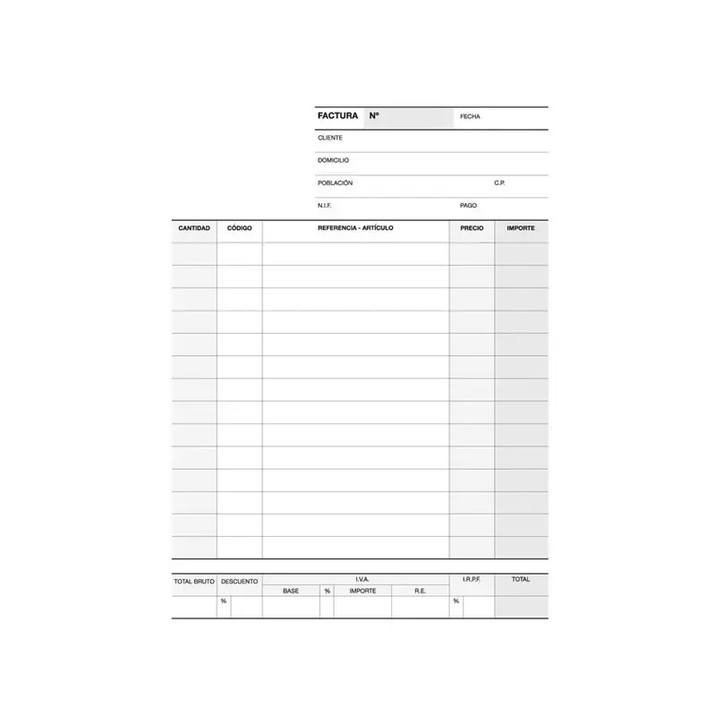 Promoción Exclusiva TALONARIO 50h APLI FACTURAS 1/4 DUPLICADO CATALÁN