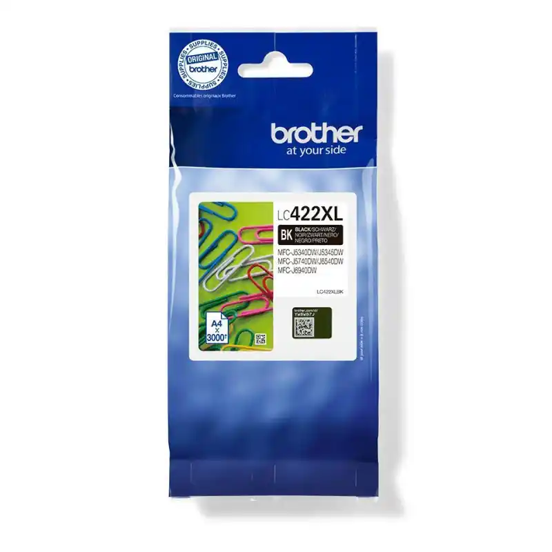 Tendencia INKJET ORIGINAL BROTHER LC422XL - Negro