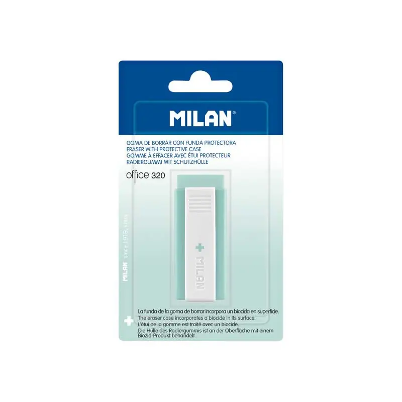 Gran Oferta BLÍSTER GOMA DE BORRAR MILAN +EDITION - Verde turquesa