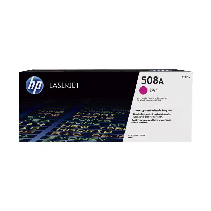 CARTUCHO DE TÓNER ORIGINAL LASERJET 508A - Magenta Pago Seguro