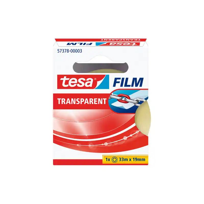 CINTA ADHESIVA TESAFILM 19mm x 33m Solo Hoy