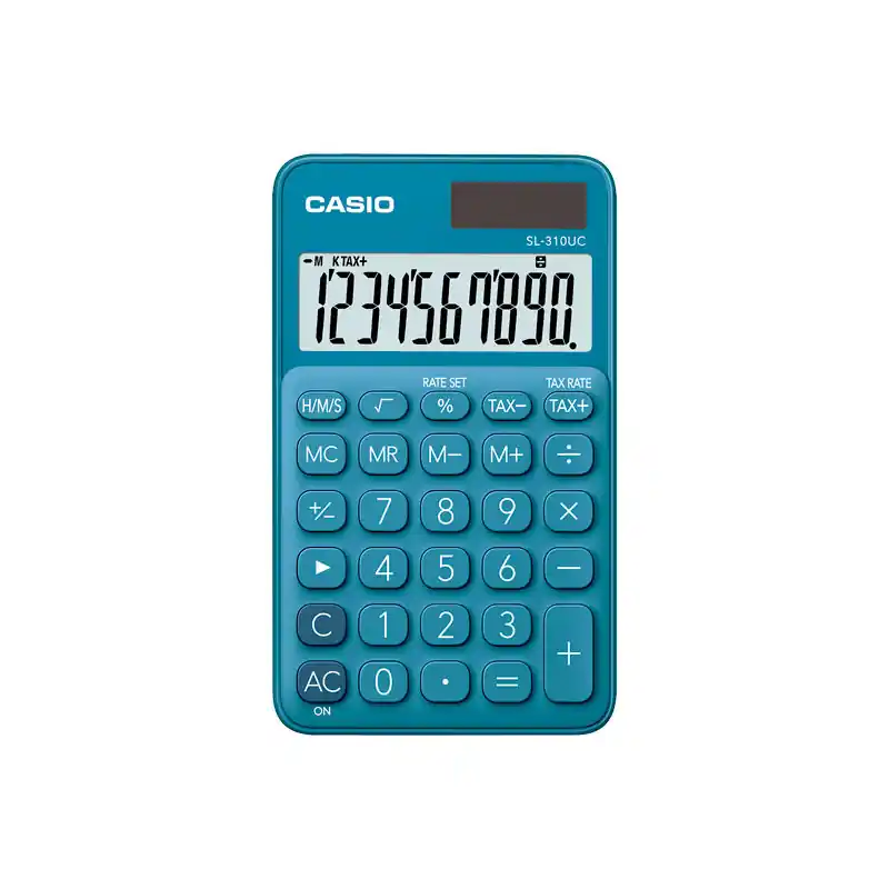 Pago Seguro CALCULADORA DE BOLSILLO CASIO SL-310UC - Azul