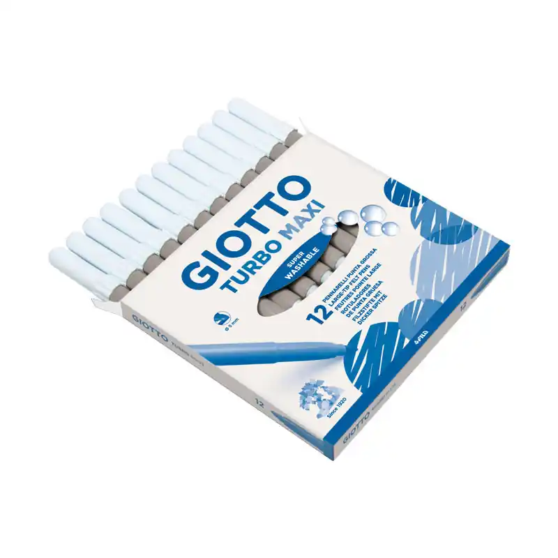 Bestseller CAJA 12 ROTULADORES GIOTTO TURBO MAXI - Gris