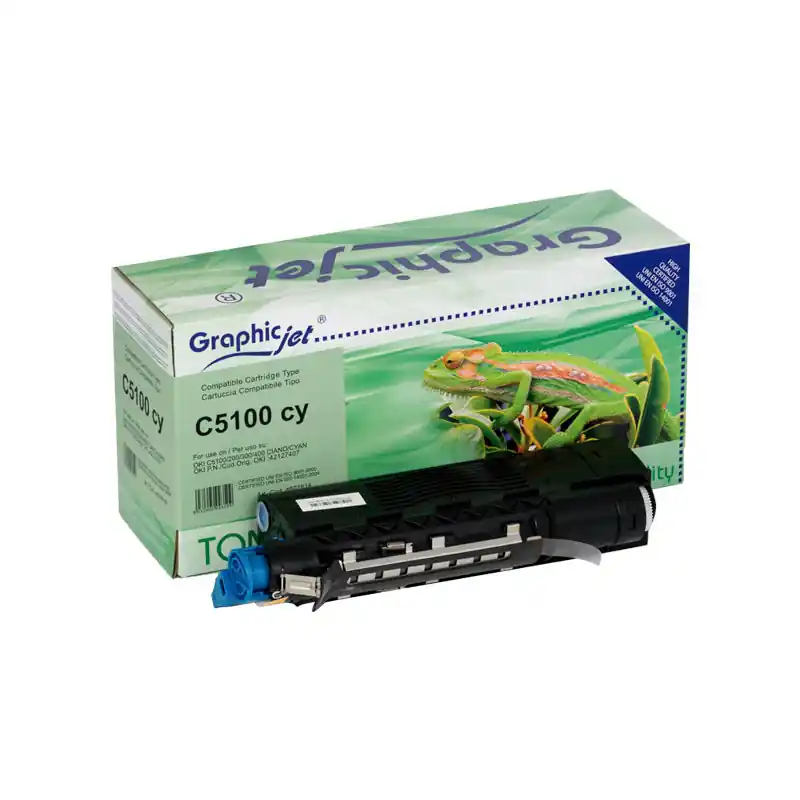TÓNER GRAPHICJET OKI C5100 - Cian Últimas Unidades